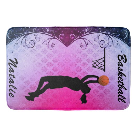 Meisjeskruid Basketball Badmat (Voorkant)