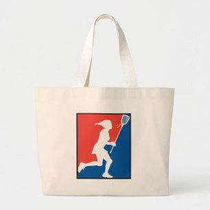 Meisjeslacrosse Grote Tote Bag