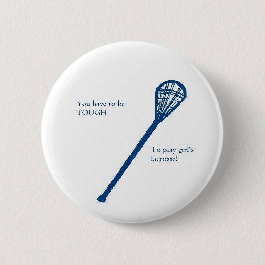 Meisjeslacrosse Ronde Button 5,7 Cm (Voorkant)