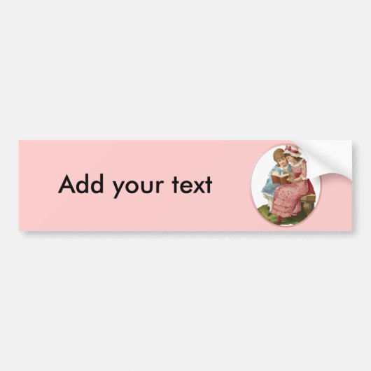 Meisjeslezen Bumpersticker (Voorkant)