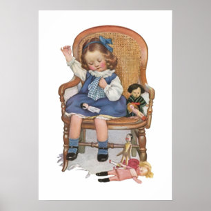 Meisjesnaaipoppen Poster