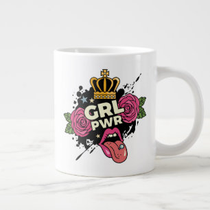 Meisjespower Tattoo stijl Extra Grote Beker