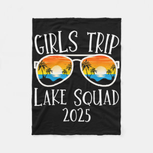 Meisjesreis 2025 Meer Squad Zomer Vakantie Meisjes Fleece Deken