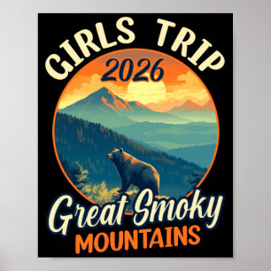 Meisjesreis 2026 Great Smoky Mountains National Poster