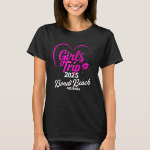 Meisjesreis Bondi Beach Australië 2025 Weekend Ver T-shirt