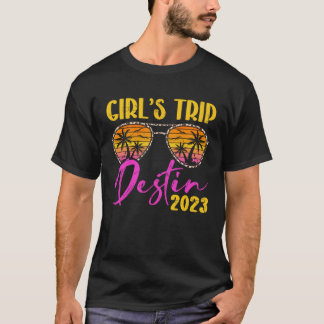 Meisjesreis Destin Florida 2023 Overeenkomstige Ba T-shirt