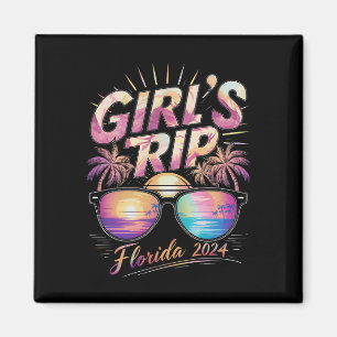 Meisjesreis Florida 2024 Zomer Strand Weekend Magneet