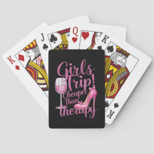 Meisjesreis goedkoper dan therapie Weekend wijnfee Pokerkaarten