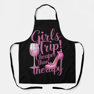 Meisjesreis goedkoper dan therapie Weekend wijnfee Schort