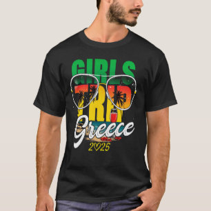 Meisjesreis Griekenland 2025 T-shirt Vakantie Week