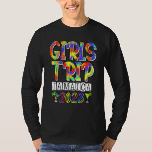 Meisjesreis Jamaica 2023 vrijgezellenfeest Tie Dy T-shirt