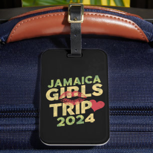 Meisjesreis Jamaica 2024 Weekend Zomer Vakantie  Bagagelabel