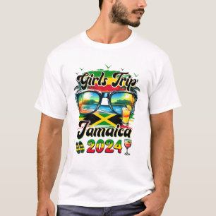 Meisjesreis Jamaica 2024 Zomervakantie Matching G T-shirt