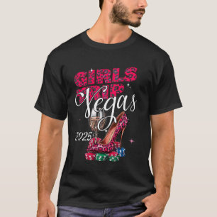 Meisjesreis Las Vegas 2025 T-shirts Verjaardagsplo