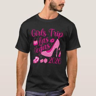 Meisjesreis Las Vegas 2026 Meisjesweekend Bachelor T-shirt
