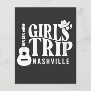 Meisjesreis Nashville 2025 Vakantie Zomer Flyer