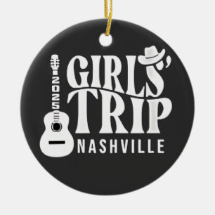 Meisjesreis Nashville 2025 Vakantie Zomer  Keramisch Ornament