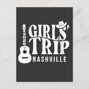 Meisjesreis Nashville 2025 Vakantie Zomer Uitnodiging Briefkaart
