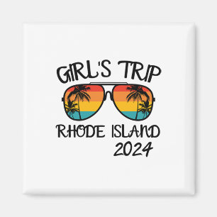 Meisjesreis Rhode Island Zomer Vakantie Matching Magneet