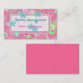 meisjesroepkaart contactkaartje (Voorkant / Achterkant)