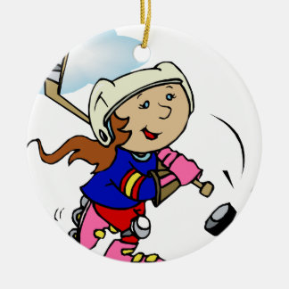 Meisjesspeler Keramisch Ornament
