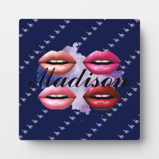 Meisjesstijl Lips Beauty Custom Fotoplaat