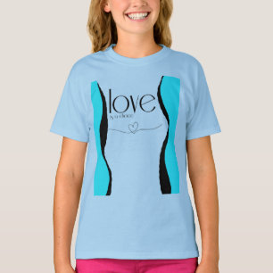 meisjesstijl tiener t-shirt