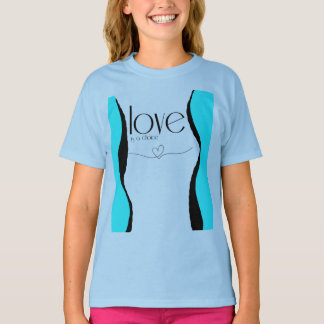 meisjesstijl tiener t-shirt