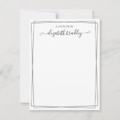 Meisjestekenscript op het bureau van de Kaart van (Voorkant)