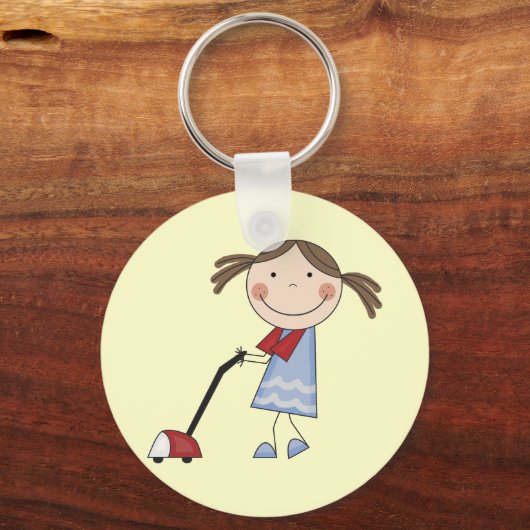 Meisjesvacuümoverhemden en -cadeaus sleutelhanger (Voorkant)