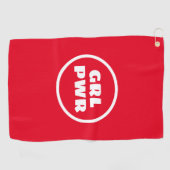Meisjesvoeding - golfhanddoek (Horizontaal)