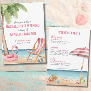 Meisjesweekend Strand Bruidsfeestje Kaart