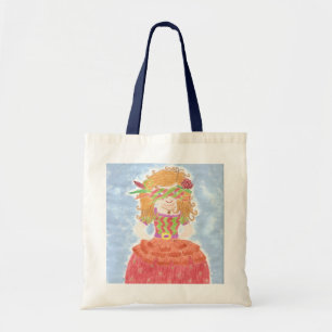Meisjeswisselaartas met gemaskeerd kind tote bag