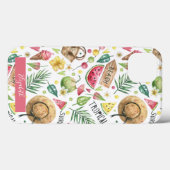 Meiskleurig strand Relax Beach Towel Case-Mate iPhone Case (Achterkant (horizontaal))