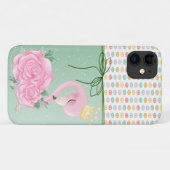 Meiskleurige Buttonnen, Baby Flamingo Case-Mate iPhone Case (Achterkant (horizontaal))
