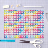 Meiskleurige regenboogharten tissuepapier (Craft)