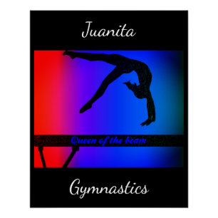 Meiskoningin van het Poster van de Beam Gymnastiek Perfect Poster