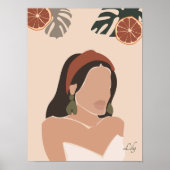 Meisminimaal Boho Chic Poster (Voorkant)