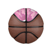 Meisroze camouflage-printenmini basketbal (Rechts)