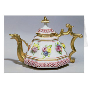 meissen octagonal teapot, c.1718
