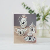 Meissen-theedienst Briefkaart (Staand voorkant)