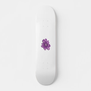 Meisstijl, lichte eierplant, gebleekte cedar skateboard
