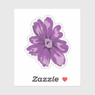 Meisstijl, lichte eierplant, gebleekte cedar sticker