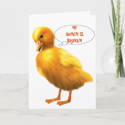 MEIST U EENVOUDIGER EN SNELHEID IS TE BROKEN/WADDL FEESTDAGEN KAART (Voorkant)