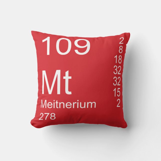 Meitnerium Kussen (Voorkant)