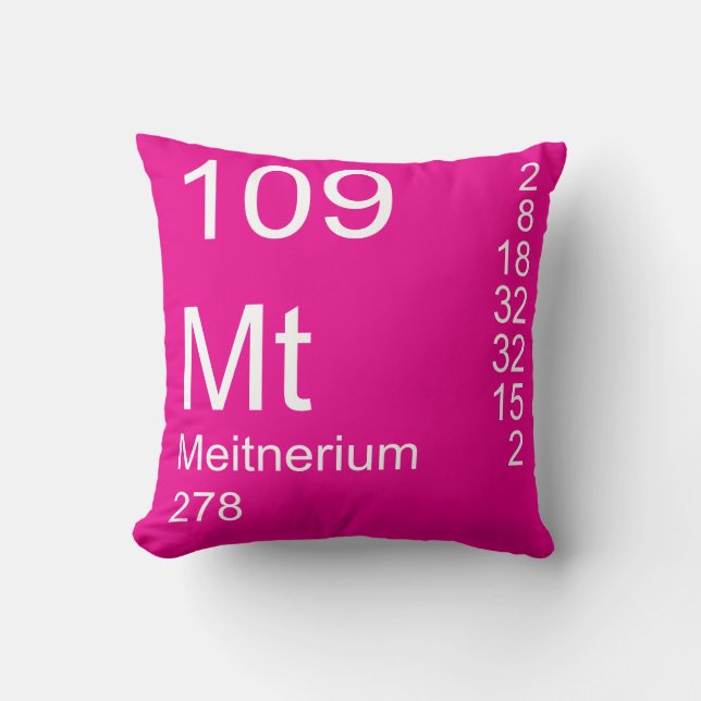Meitnerium Kussen (Voorkant)
