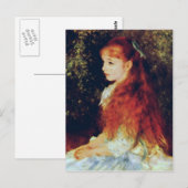 Mej. d'Anvers van Pierre-Auguste Renoir- van Irene Briefkaart (Voorkant / Achterkant)