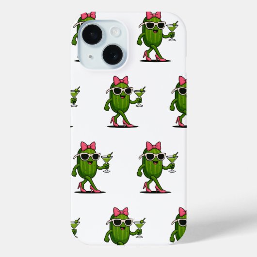 Mejuffrouw Komkommer Chic Case-Mate iPhone Case (Achterkant)