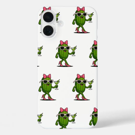 Mejuffrouw Komkommer Chic Case-Mate iPhone Case (Achterkant)