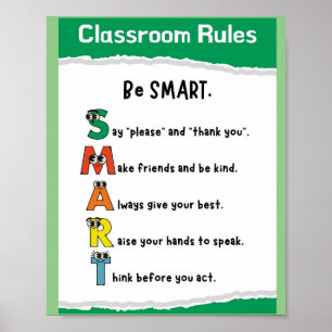 MEKIMI - Creative Classroom-regels Poster